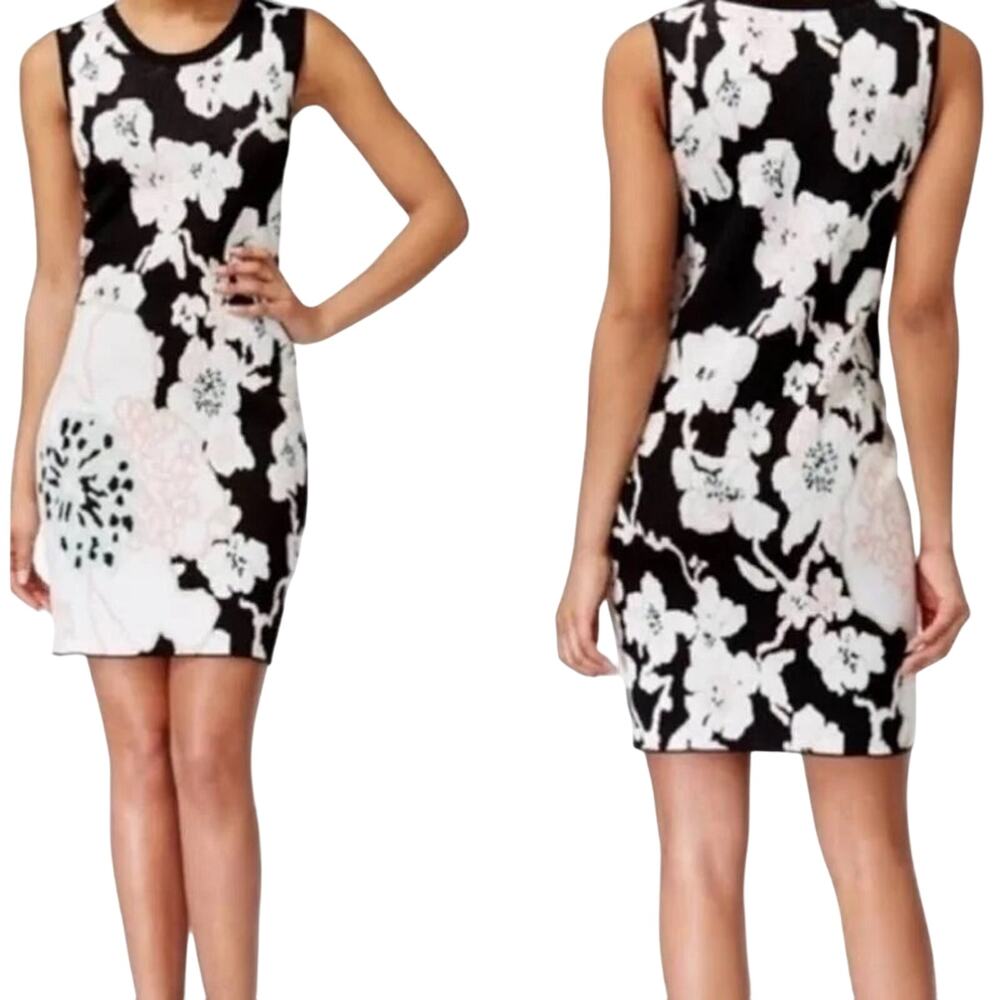 RACHEL Rachel Roy Floral Knit Dress- Size L